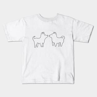 Puppies - Light bg Kids T-Shirt